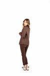 Blazer con Bottoni Jewel Cioccolato donna Miss love - 4