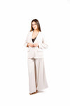 Blazer Gessato Crema donna Miss love - 2