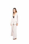 Blazer Gessato Crema donna Miss love - 3