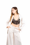 Top Bralette in Pizzo Macramè donna Miss love - 6
