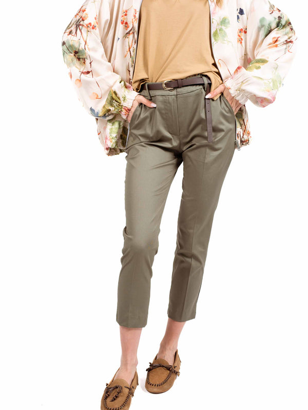 Pantaloni Chino Militari da donna Miss love
