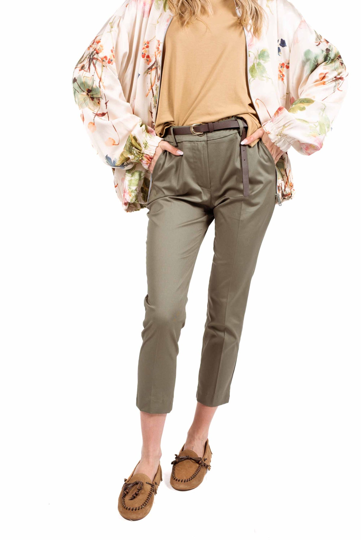 Pantaloni Chino Militari donna Miss love - 1