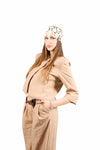 Giacca Cropped Strutturata Sabbia donna Miss love - 3