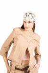 Cuffia Crochet Crema donna Miss love - 1