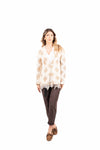 Blazer a Rete Ricamato Panna donna Miss love - 2