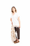 T-shirt Bianca con Balza in Pizzo donna Miss love - 4