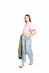 Jeans Wide Leg con Applicazioni Jewel donna Miss love - 3