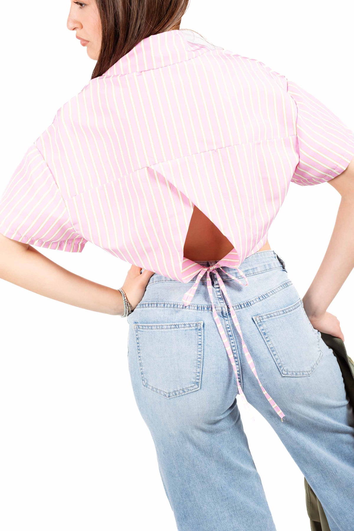 Jeans Wide Leg con Applicazioni Jewel donna Miss love - 2