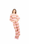 Pantaloni in Maglia Traforata Lurex donna Tensione in - 5