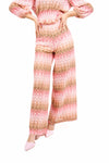 Pantaloni in Maglia Traforata Lurex donna Tensione in - 1