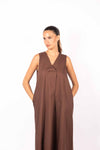 Abito Lungo Minimal Cioccolato donna Miss love - 2