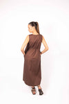 Abito Lungo Minimal Cioccolato donna Miss love - 3