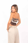 Top a Fascia Stampa Bandana donna Miss love - 3