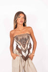Top a Fascia Stampa Bandana donna Miss love - 5