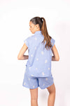 Camicia Smanicata a Righe con Ricami donna Miss love - 4