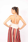 Top Halter Asimmetrico donna Miss love - 2