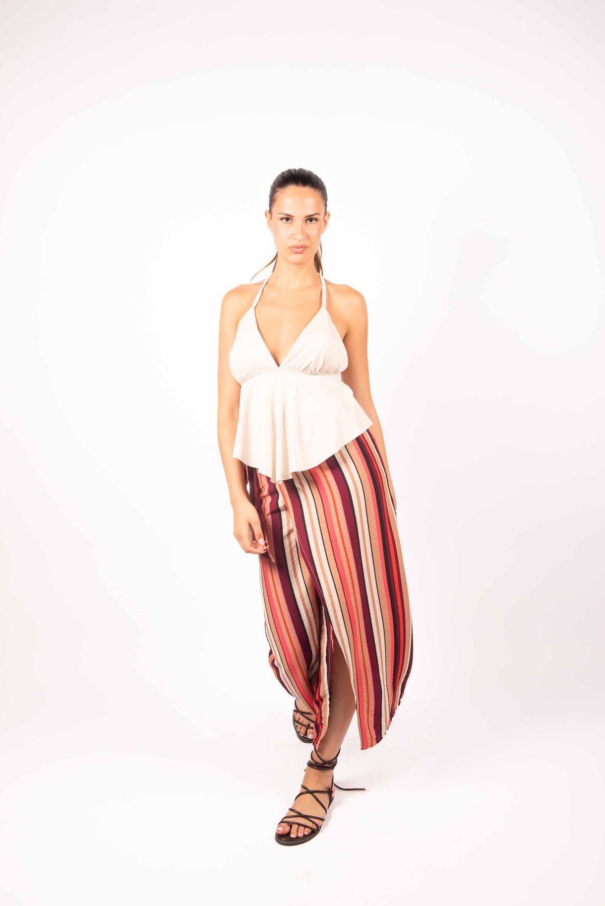 Top Halter Asimmetrico donna Miss love - 4