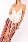 Top Halter Asimmetrico donna Miss love - 3