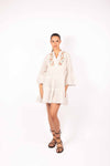 Abito Corto Ricamato Paisley donna Miss love - 1