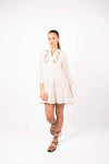 Abito Corto Ricamato Paisley donna Miss love - 4