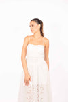 Abito Midi in Pizzo Sangallo con Corsetto donna Miss love - 5