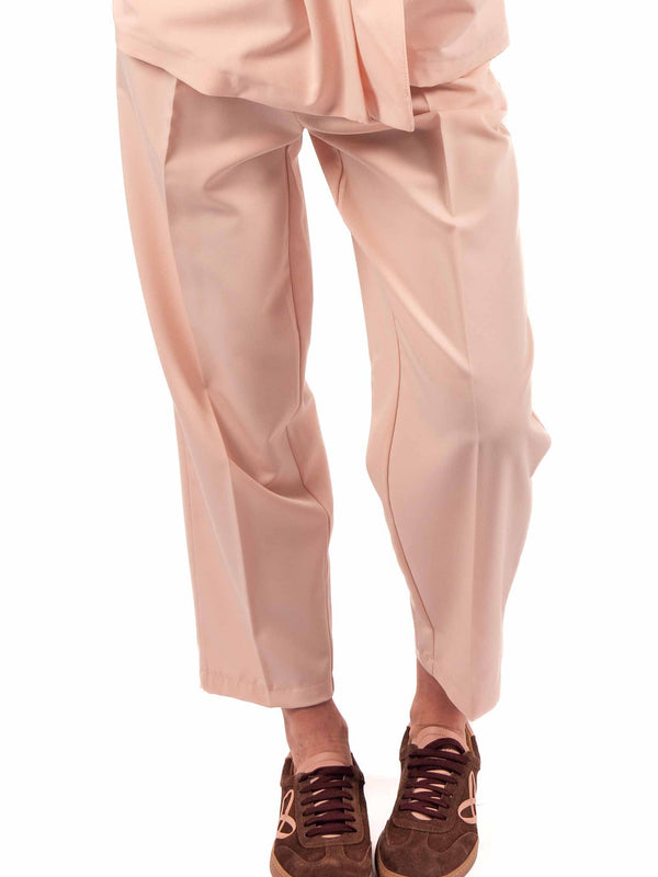Pantaloni in Tessuto Tecnico Rosa da donna Miss love