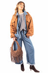 Borsa in Ecosuede Marrone donna Miss love - 2