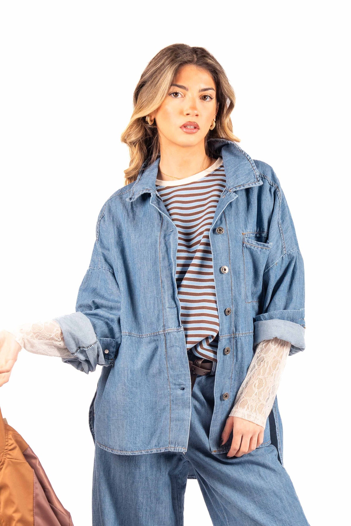 Camicia Denim donna Miss love - 1