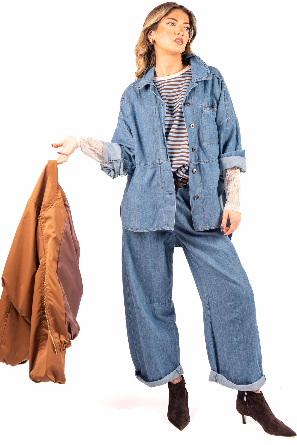 Jeans a Palazzo donna Miss love - 3