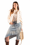 Giacca Napoleone Avorio donna Miss love - 1