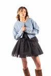 Giacca Denim Cropped donna Miss love - 1