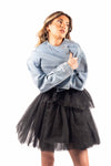 Giacca Denim Cropped donna Miss love - 2
