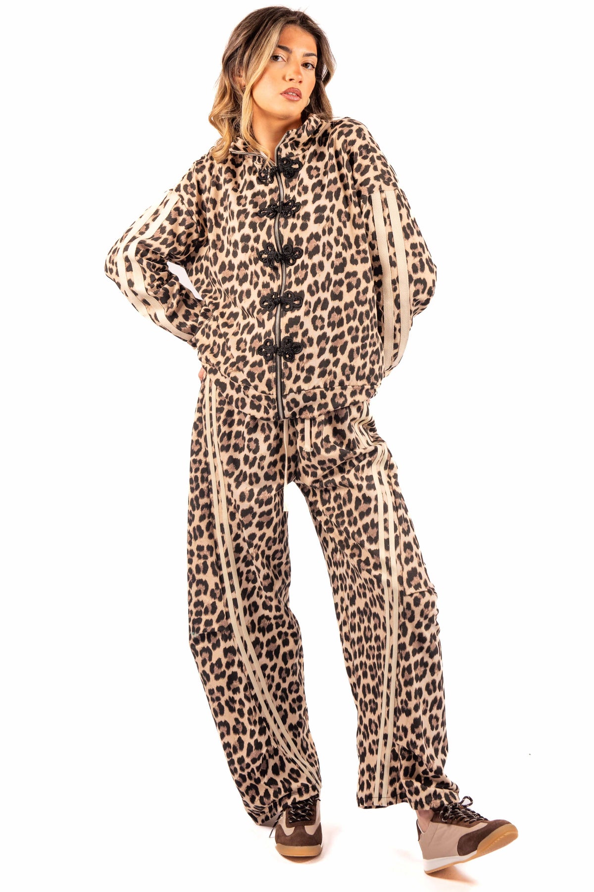 Giacca Leopard in Felpa donna Miss love - 3