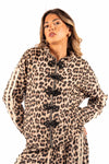 Giacca Leopard in Felpa donna Miss love - 1