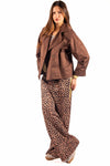 Trench Crop Cioccolato donna Miss love - 1