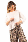 T-Shirt Over Basic Bianca donna Miss love - 2
