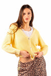 Cardigan in Maglia Lemon donna Miss love - 1