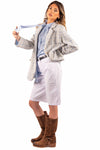 Bermuda Denim Bianco donna Miss love - 2