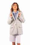 Blazer in Tweed Multicolor donna Miss love - 3