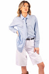Bermuda Denim Bianco donna Miss love - 3