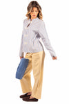 Camicia a Righe con Chiusure Decorative donna Miss love - 3