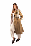 Trench con Dettaglio Crochet donna Tensione in - 2