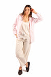 Camicia a Righe Rosa donna Tensione in - 2
