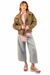 Jeans Wide Leg Cropped donna Tensione in - 1