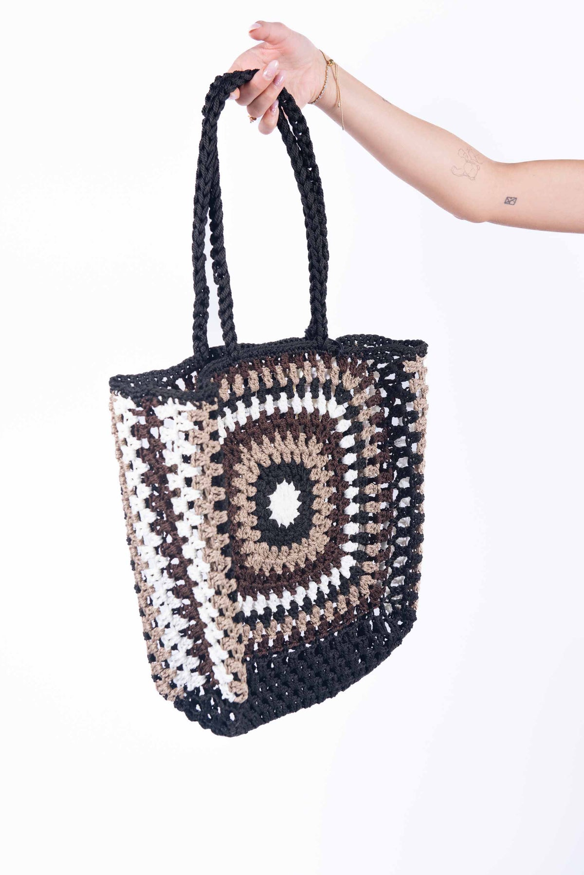 Borsa Tote in Crochet donna Miss love - 1