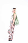 Abito Lungo Satinato a Fantasia donna Miss love - 3