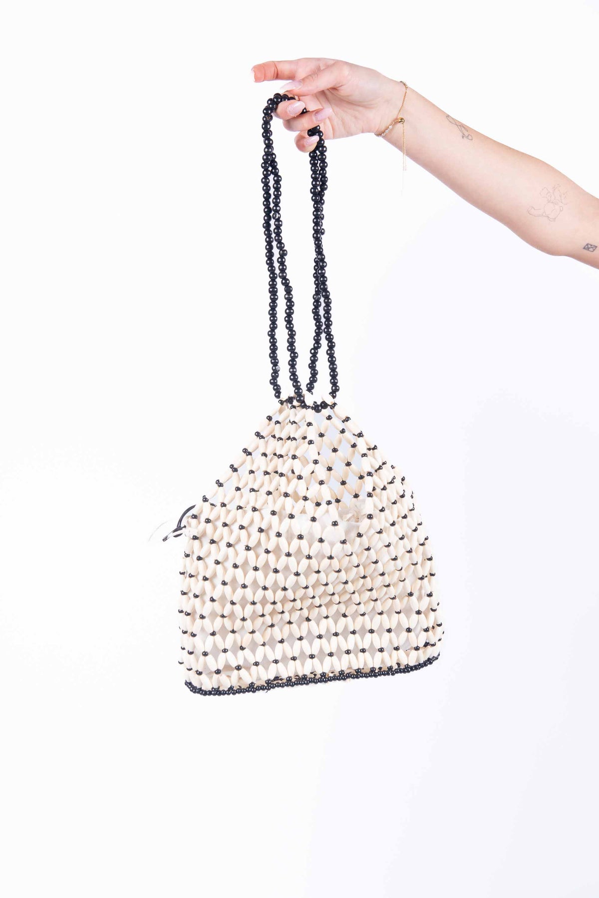 Borsa a Sacchetto con Perline donna Miss love - 4