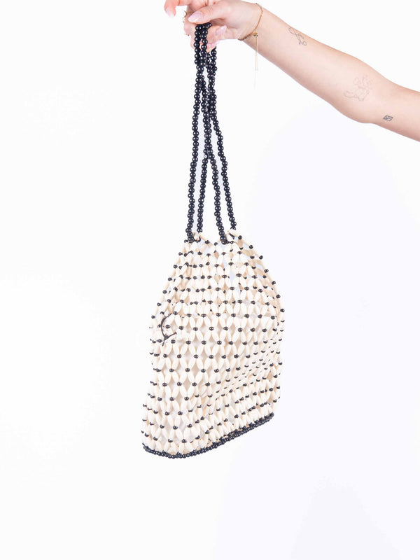 Borsa a Sacchetto con Perline da donna Miss love