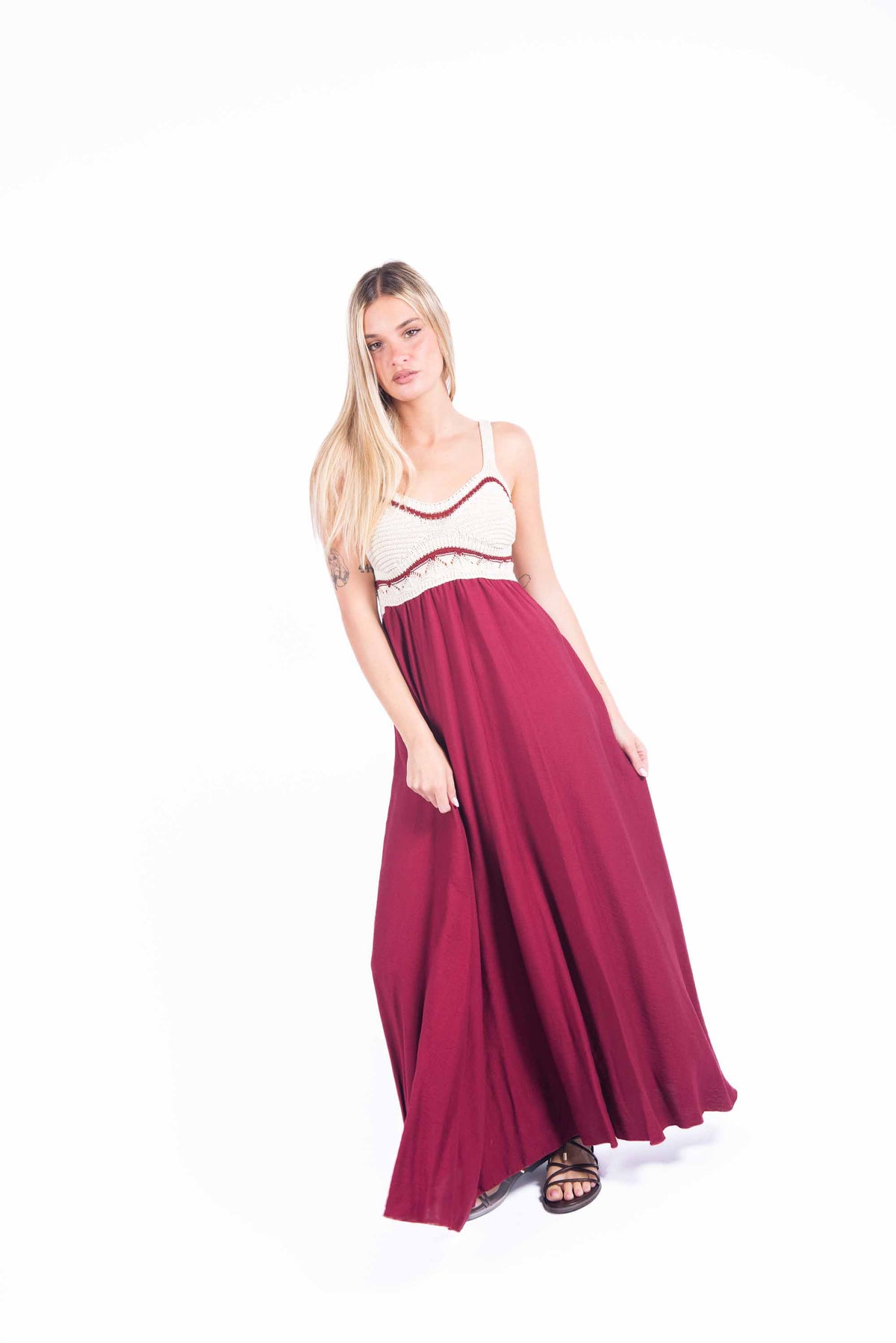 Abito Lungo Combinato donna Miss love - 1