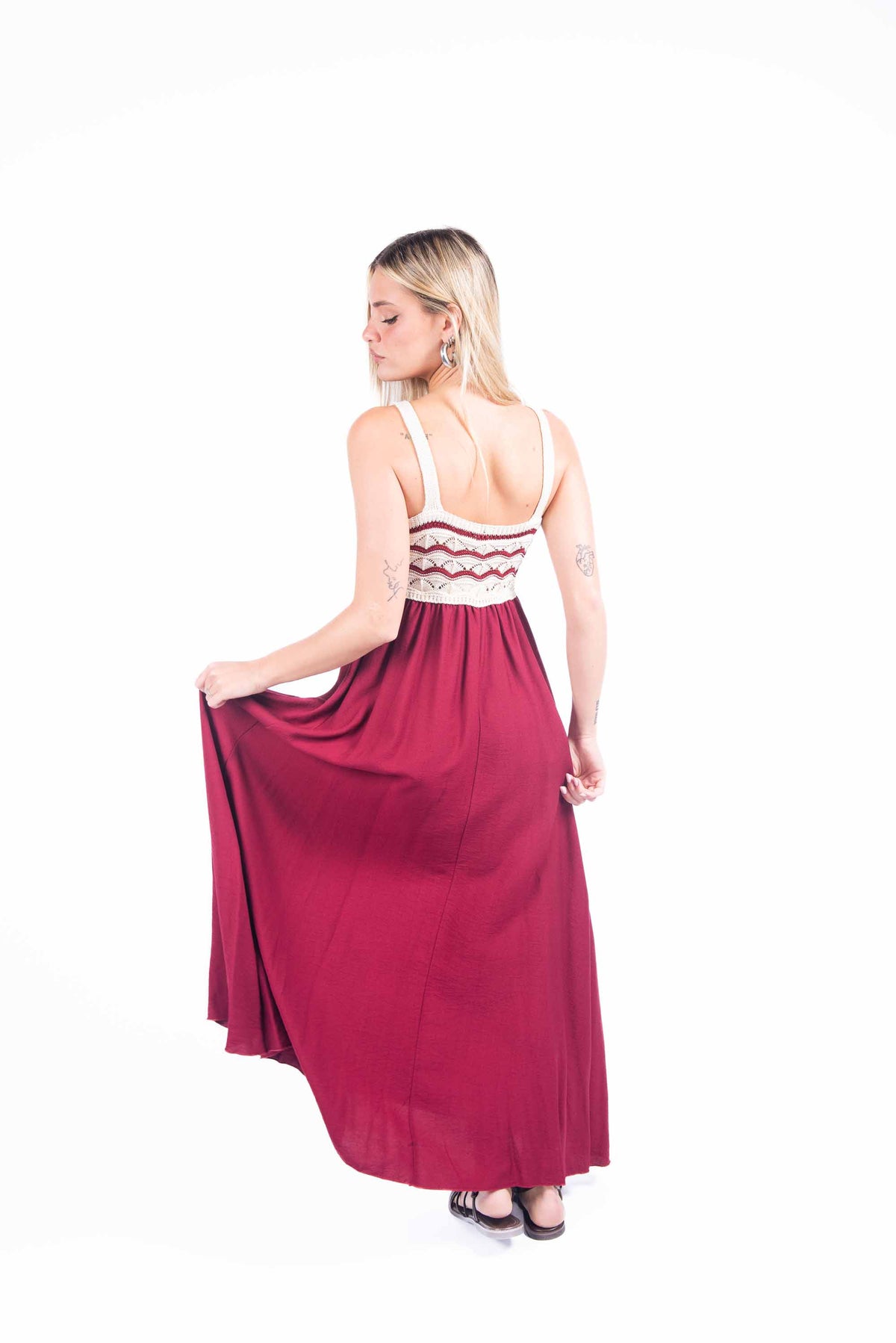 Abito Lungo Combinato donna Miss love - 5